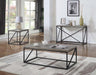 Birdie Rectangular Coffee Table Sonoma Grey - Visions in Furniture (La Mirada, CA)