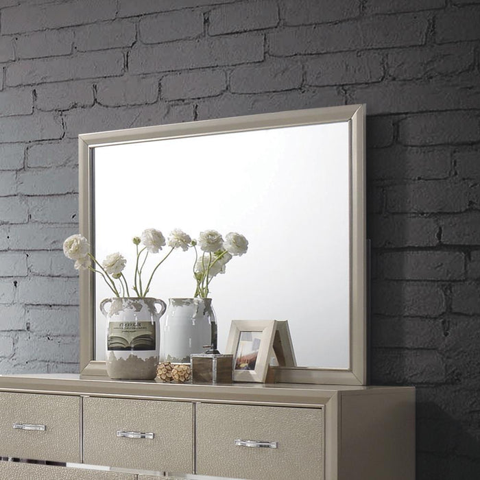 Beaumont Rectangular Dresser Mirror Champagne - Visions in Furniture (La Mirada, CA)
