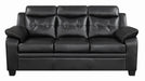 Finley Tufted Upholstered Sofa Black - Visions in Furniture (La Mirada, CA)