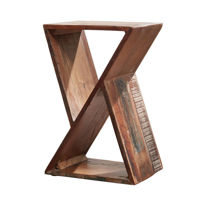 Lily Geometric Accent Table Natural - Visions in Furniture (La Mirada, CA)