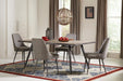 Alan Upholstered Dining Chairs Grey (Set of 2) - Visions in Furniture (La Mirada, CA)