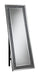 Carisi Rectangular Standing Mirror with LED Lighting Silver - Visions in Furniture (La Mirada, CA)