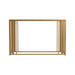 Adri Metal Frame Sofa Table Matte Brass - Visions in Furniture (La Mirada, CA)