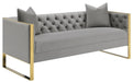 Eastbrook Tufted Back Sofa Grey - Visions in Furniture (La Mirada, CA)