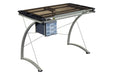 Melo 3-Drawer Drafting Desk Champagne - Visions in Furniture (La Mirada, CA)
