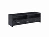 Alton 62" 3-drawer TV Console Black Oak - Visions in Furniture (La Mirada, CA)