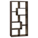Theo 10-shelf Bookcase Cappuccino - Visions in Furniture (La Mirada, CA)