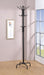 Collier 12-hook Coat Rack Black - Visions in Furniture (La Mirada, CA)