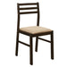 Bucknell 3-piece Dining Set with Drop Leaf Cappuccino and Tan - Visions in Furniture (La Mirada, CA)