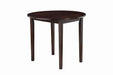 Bucknell 3-piece Dining Set with Drop Leaf Cappuccino and Tan - Visions in Furniture (La Mirada, CA)