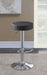 Ramses 29" Adjustable Bar Stool Chrome and Black - Visions in Furniture (La Mirada, CA)