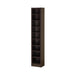 Eliam Rectangular Bookcase with 2 Fixed Shelves Cappuccino - Visions in Furniture (La Mirada, CA)