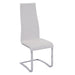 Montclair High Back Dining Chairs Black and Chrome (Set of 4) - Visions in Furniture (La Mirada, CA)