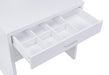 Harvey 2-piece Vanity Set with Lift-Top Stool White - Visions in Furniture (La Mirada, CA)
