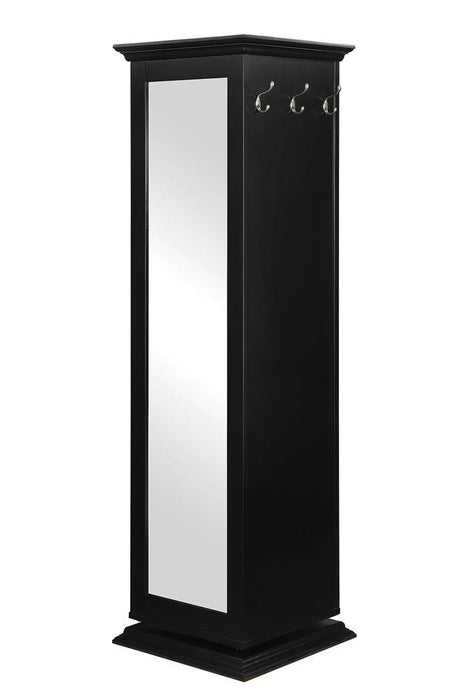 Robinsons Swivel Accent Cabinet with Cork Board Black - Visions in Furniture (La Mirada, CA)