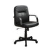 Minato Adjustable Height Office Chair Black - Visions in Furniture (La Mirada, CA)