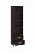 Lewes 2-drawer Media Tower Cappuccino - Visions in Furniture (La Mirada, CA)