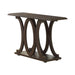 Shelly C-shaped Base Sofa Table Cappuccino - Visions in Furniture (La Mirada, CA)