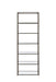 Kate 6-shelf Bookcase Black Nickel - Visions in Furniture (La Mirada, CA)