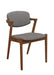 Malone Dining Side Chairs Grey and Dark Walnut (Set of 2) - Visions in Furniture (La Mirada, CA)