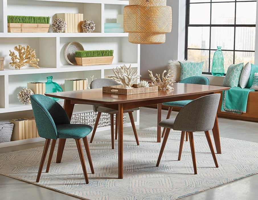 Jedda Oval Dining Table Dark Walnut - Visions in Furniture (La Mirada, CA)