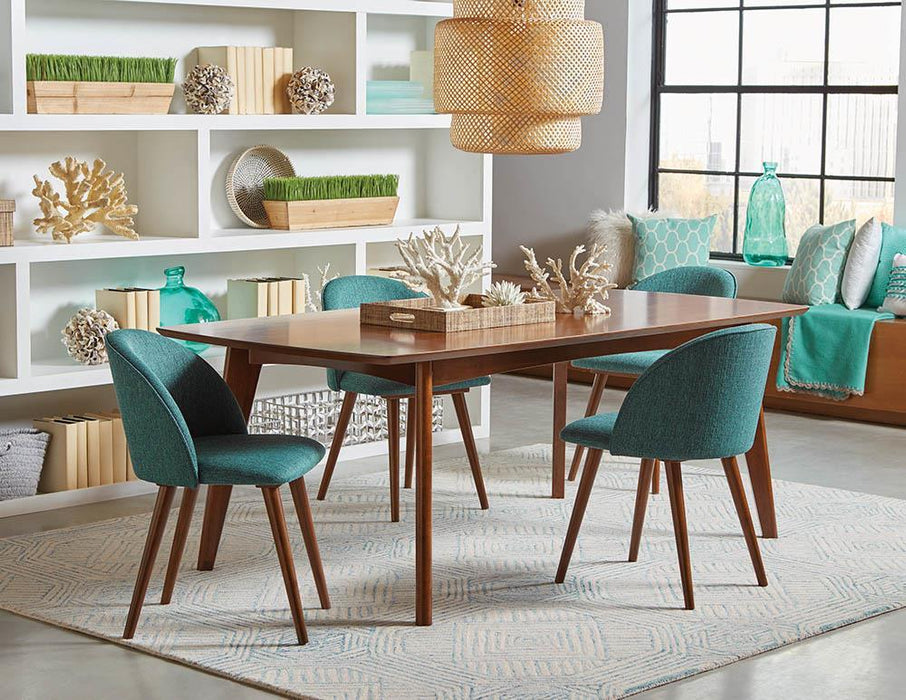 Jedda Oval Dining Table Dark Walnut - Visions in Furniture (La Mirada, CA)