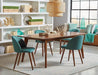 Jedda Oval Dining Table Dark Walnut - Visions in Furniture (La Mirada, CA)