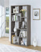 Theo 10-shelf Bookcase Weathered Grey - Visions in Furniture (La Mirada, CA)