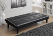 Katrina Tufted Upholstered Sofa Bed Black - Visions in Furniture (La Mirada, CA)