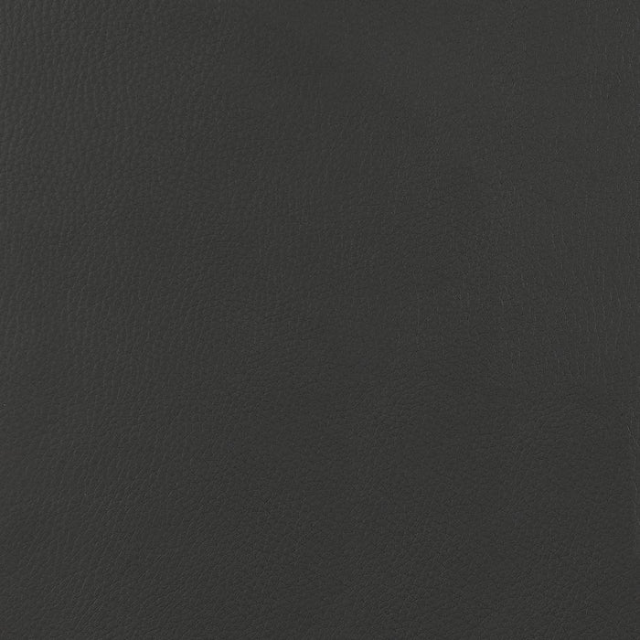 Bowman Round Upholstered Ottoman Grey - Visions in Furniture (La Mirada, CA)