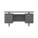 Lawtey Floating Top Office Desk Weathered Grey - Visions in Furniture (La Mirada, CA)
