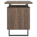 Lawtey Floating Top Office Desk Weathered Grey - Visions in Furniture (La Mirada, CA)