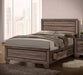 Kauffman California King, E.king, & Queen Panel Bed Washed Taupe - Visions in Furniture (La Mirada, CA)