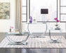Danville U-shaped Coffee Table Chrome - Visions in Furniture (La Mirada, CA)