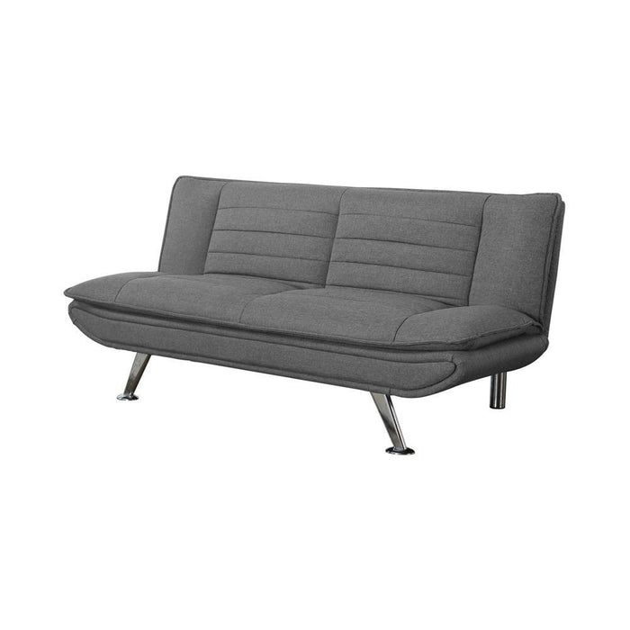 Julian Upholstered Sofa Bed with Pillow-top Seating Grey - Visions in Furniture (La Mirada, CA)