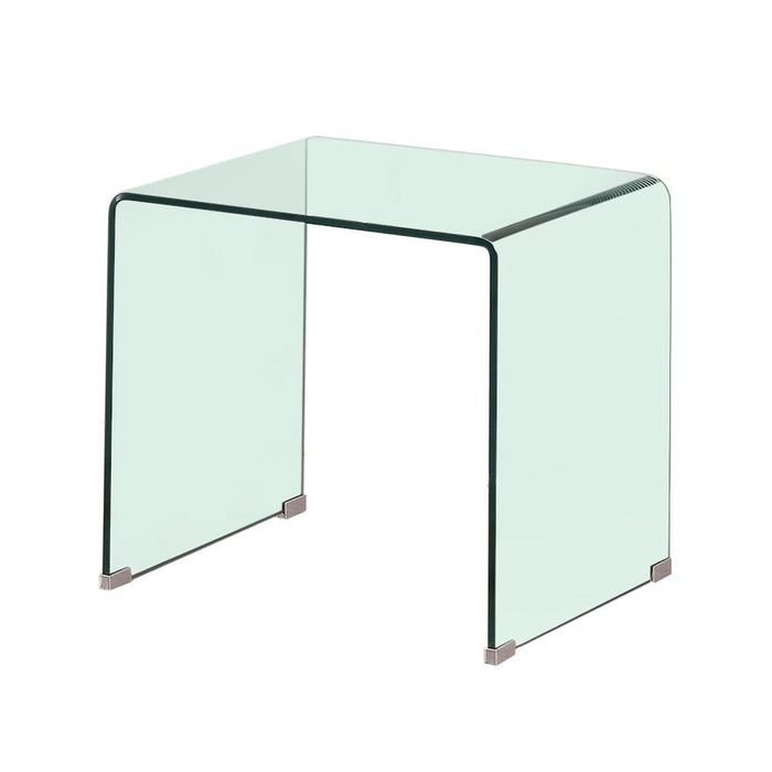 Ripley Square End Table Clear - Visions in Furniture (La Mirada, CA)