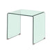 Ripley Square End Table Clear - Visions in Furniture (La Mirada, CA)