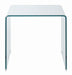 Ripley Square End Table Clear - Visions in Furniture (La Mirada, CA)