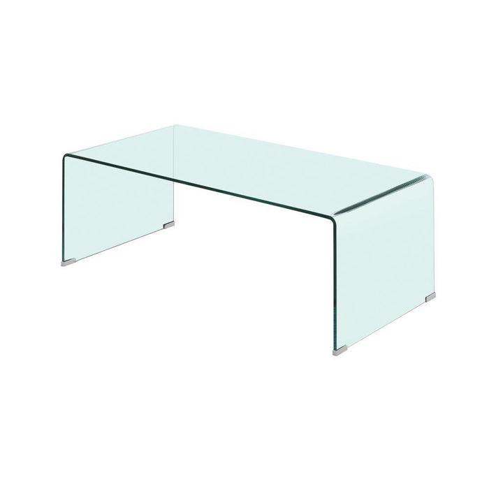 Ripley Rectangular Coffee Table Clear - Visions in Furniture (La Mirada, CA)
