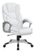 Kaffir Adjustable Height Office Chair White and Silver - Visions in Furniture (La Mirada, CA)