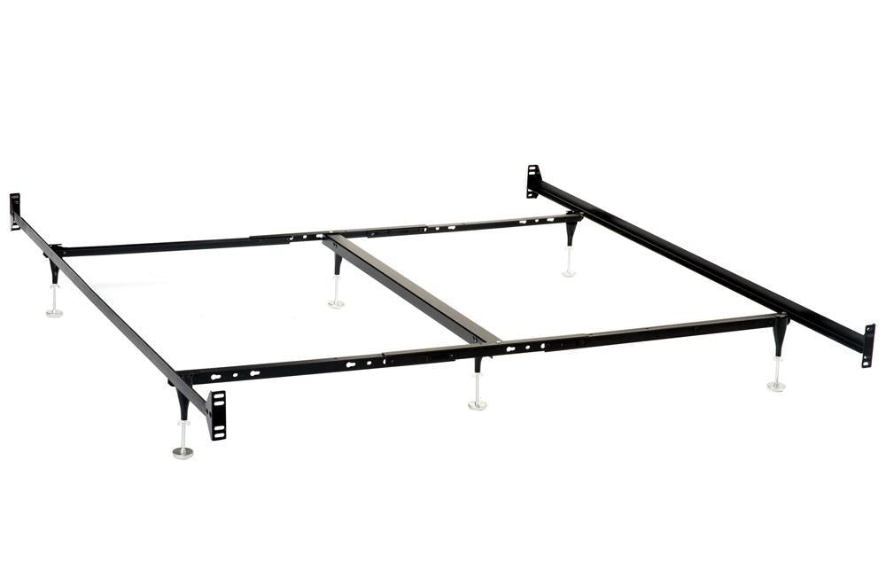 Esme California King, E.King, Queen, Twin Over Full Bed Frame Black - Visions in Furniture (La Mirada, CA)