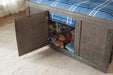 Wrangle Hill Twin Storage Bed Gun Smoke - Visions in Furniture (La Mirada, CA)