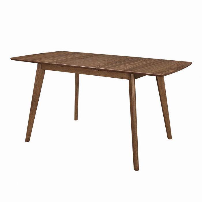 Alfredo Rectangular Dining Table Natural Walnut - Visions in Furniture (La Mirada, CA)
