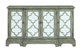 Erigeron 4-door Accent Cabinet Grey - Visions in Furniture (La Mirada, CA)