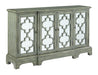 Erigeron 4-door Accent Cabinet Grey - Visions in Furniture (La Mirada, CA)