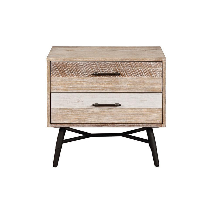 Marlow 2-drawer Nightstand Rough Sawn Multi - Visions in Furniture (La Mirada, CA)