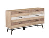 Marlow 6-drawer Dresser Rough Sawn Multi - Visions in Furniture (La Mirada, CA)