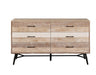 Marlow 6-drawer Dresser Rough Sawn Multi - Visions in Furniture (La Mirada, CA)