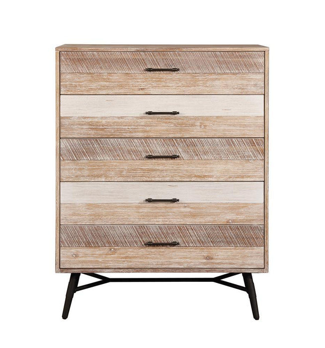 Marlow 5-drawer Chest Rough Sawn Multi - Visions in Furniture (La Mirada, CA)