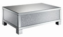 Gillian Rectangular Coffee Table Clear Mirror - Visions in Furniture (La Mirada, CA)